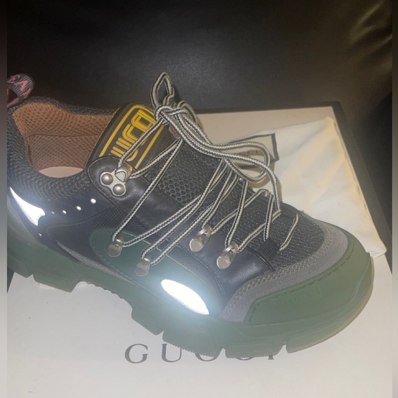 Gucci flash trek green sneaker - Picture 10 of 13